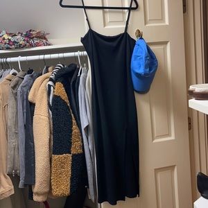 Lovers & Friends Skyler Dress - black midi dress